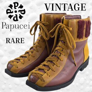RARE FIND ALERT! Vintage PAPUCEI Boots Size 38 (8)